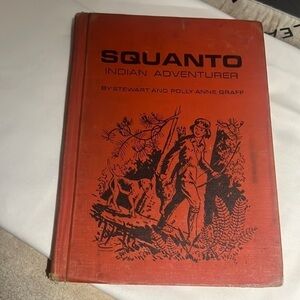 Squanto: Indian Adventurer Garrard Publishing Edition/ Vintage 1965/